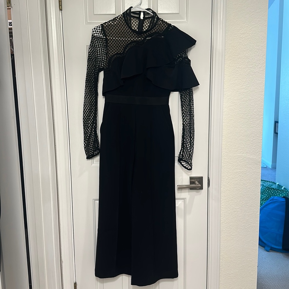 Self portrait black jumpsuit